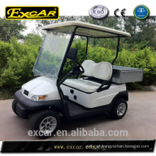 Hot sale electric golf car with alloy rear box